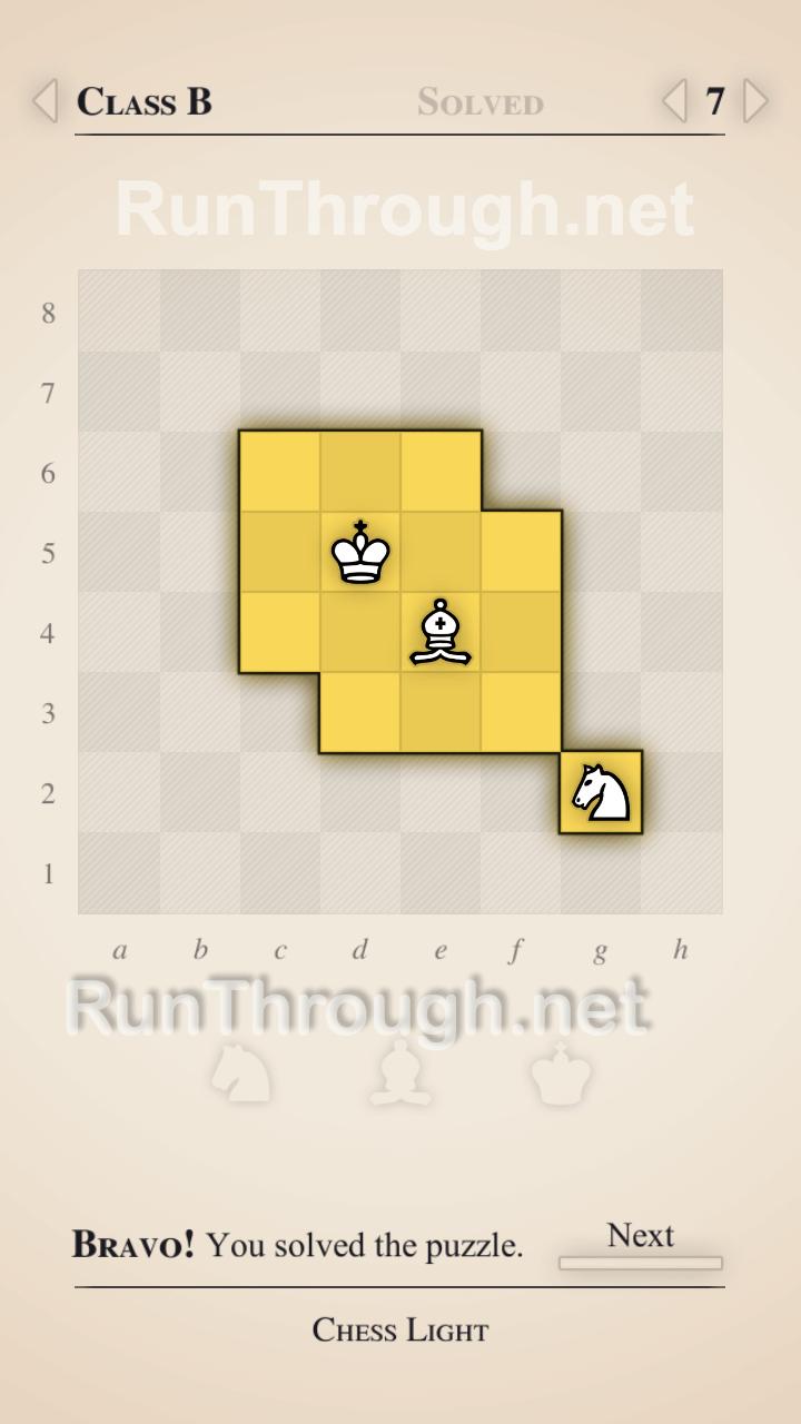 Chess Light Walkthrough Class B Level 7 - RunThrough