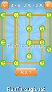 Linky Dots Walkthrough 8x8 Level 200
