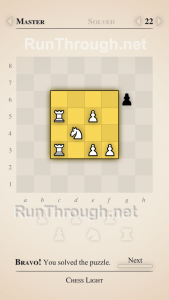 Chess Light Walkthrough Master Level 22
