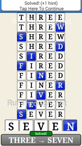 Word Ladder Walkthrough Numbers 5