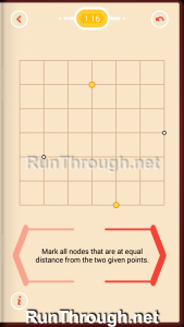 Pythagorea Walkthrough 1 Length and Distance Level 16