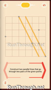 Pythagorea Walkthrough 2 Parallels Level 13