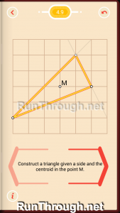 Pythagorea Walkthrough 4 Medians and Midsegments Level 9