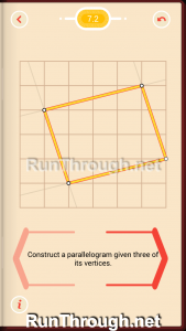 Pythagorea Walkthrough 7 Parallelograms Level 2
