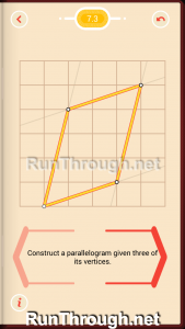 Pythagorea Walkthrough 7 Parallelograms Level 3