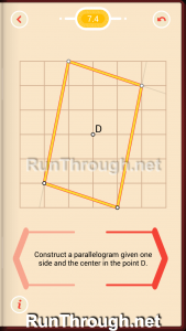 Pythagorea Walkthrough 7 Parallelograms Level 4