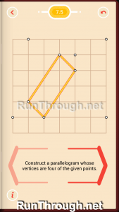 Pythagorea Walkthrough 7 Parallelograms Level 5