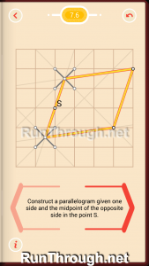 Pythagorea Walkthrough 7 Parallelograms Level 6