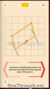 Pythagorea Walkthrough 7 Parallelograms Level 7