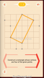 Pythagorea Walkthrough 11 Rectangles Level 9