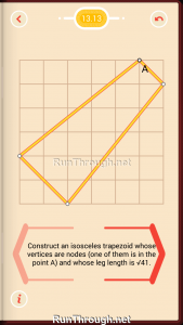 Pythagorea Walkthrough 13 Pythagorean-Theorem Level 13