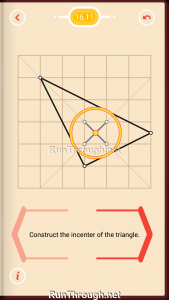Pythagorea Walkthrough 16 Angle-Bisectors Level 11