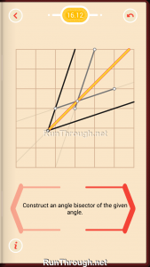 Pythagorea Walkthrough 16 Angle-Bisectors Level 12