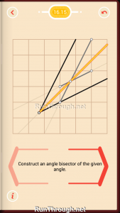 Pythagorea Walkthrough 16 Angle-Bisectors Level 15