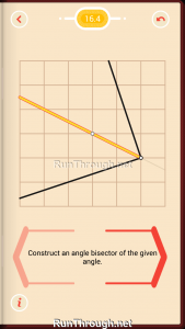 Pythagorea Walkthrough 16 Angle-Bisectors Level 4