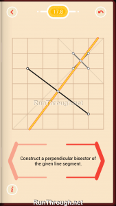 Pythagorea Walkthrough 17 Perpendicular-Bisectors Level 8