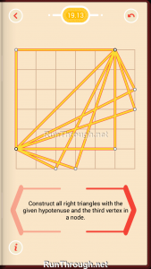 Pythagorea Walkthrough 19 Right-Triangles Level 13
