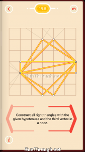 Pythagorea Walkthrough 19 Right-Triangles Level 5
