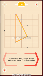 Pythagorea Walkthrough 19 Right-Triangles Level 9