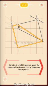 Pythagorea Walkthrough 21 Right-Trapezoids Level 8