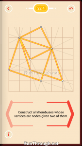 Pythagorea Walkthrough 22 Rhombuses Level 4