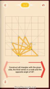 Pythagorea Walkthrough 24 Angles Level 8