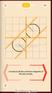 Pythagorea Walkthrough 25 Tangents Level 8