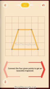 Pythagorea Walkthrough 8 Trapezoids Level 5