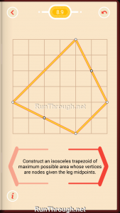 Pythagorea Walkthrough 8 Trapezoids Level 9