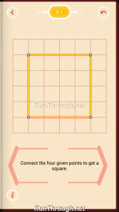 Pythagorea Walkthrough 9 Squares Level 1
